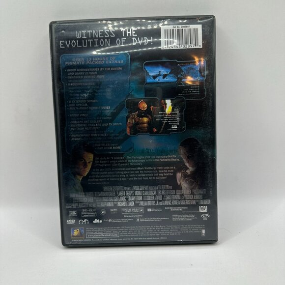 Planet Of The Apes 2001 Mark Wahlberg 2 Disc Special Edition DVD Tim Burton - Picture 2 of 4